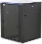 Manhattan Techly I-CASE EW-2012BKL állvány 12U Falra szerelhető állvány Fekete (918404) (918404)