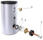 TESY Rezistenta electrica cu termostat boiler TESY - 6 kW (305620)