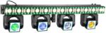 BeamZ ShowBar GO Edge 4x40W 4 az 1-ben LED robotlámpa + Stroboszkóp DMX fényeffekt