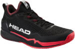 Head Endure Pro Clay Men Black/Red Férfiteniszcipő EUR 46, 5