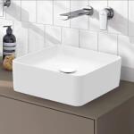 Villeroy & Boch Lavoar pe blat, CeramicPlus, patrat, 38 cm, alb mat (Stone White), Villeroy & Boch Collaro 4A2138RW 4A2138RW (4A2138RW)