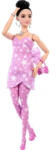 Mattel Barbie Deluxe Style baba csillag mintás rózsaszín ruhában (JJN71) - jatekbirodalom
