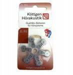 Signia Hallókészülék akkumulátor ZL312 barna 1, 45V bliszter 6db német (312)