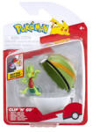 Pokémon Clip N Go - Cuibul lui Treecko cu minge (PKW3639) Figurina