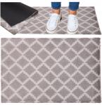 Allvo Lábtörlő Cipőszőnyeg Ajtóhoz Szőnyeg 50x70 cm Csúszásgátló Járda (LIVING ZALA D6852SZARYJASNYKRATA)