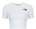 The North Face Rövid ujjú pólók S/S Essential Cropped Slim Tee Fehér EU L
