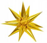 Towar na Festyny Fólia Lufi 26" 3D Csillag, Arany 12EL