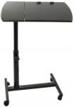 VERK GROUP Verk 06203 Magas laptop asztal, fekete (06203)