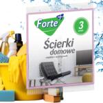 Forte+ Háztartási Törlőkendő Forte+ 3 Db Nedvszívó Strapabíró Többfunkciós Tisztítókendő (F+_SD_01)