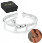 Bsrebra Ezüst gyűrű 925 Kutya Gyűrűk Ezüst Állítható Női