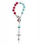  Rózsafüzér az autóhoz Jézus Bízom benned üveg