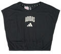 Adidas Trikók / Ujjatlan pólók SEASONALS COLLEGIATE TYPOGRAPHY T-SHIRT Fekete 13 / 14 éves