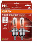 OSRAM Izzó H4 12V 60/55 Night Breaker Silver +100% (2db) - OSRAM