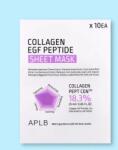 APLB Masca de tip șervețel pentru față cu colagen și peptide Collagen Egf Peptide Sheet Mask - 25 ml * 10 buc Masca de fata