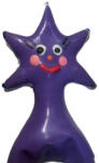 CONDOMERIE Happy Star kézzel festett díszóvszer - XL (ESD-243322A11X)