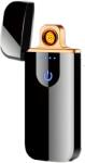 HARAHU USB töltéses elektromos öngyújtó SL - 39847 - Fekete KP39847