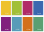 Cool school Spirálfüzet sima One Colour Bright A/5 70 lapos vegyes színek