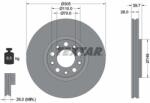 TEXTAR féktárcsa TEXTAR 92293903 for JEEP, FIAT (92293903)