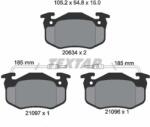 TEXTAR Fékbetét készlet TEXTAR 2109601 for RENAULT (2109601)