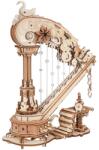 Rokr Puzzle 3D, Cutiuta muzicala Harpa Magica, Lemn, ROKR, 350 piese