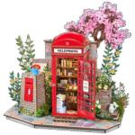 Rolife Puzzle 3D, Blossom Book Booth, Lemn, RoLife, 116 piese