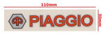 Roy Autocolant Piaggio, culoare portocaliu (ROY13651)