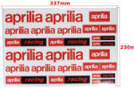 Roy Set autocolante Aprilia, culoare rosu (ROY14621)