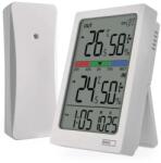  Digitális hőmérő higrométerrel, vezeték nélküli érzékelővel, ébresztőórával, dátummérővel E0558W (em_8592920150467)