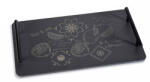 Decorer Tava lemn metal negru cm 35 x 20 x 4, 5 H (A51.55.46B) Tava