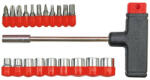  Set surubelnita multifunctionala tip T cu 21 piese, biti si imbus (TCT-5426) Surubelnita