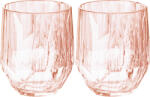 Koziol Cești Club No. 24 300 ml, roz transparent, 2 buc (4489654)