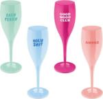 Koziol Pahare de vin Club No. 1 Color Up, 4 buc (6300100) Pahar