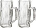 Koziol Halbe de bere Club No. 26 500 ml, transparent, 2 buc (4492535) Pahar
