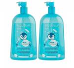 BIODERMA - Set Gel spumant curatare delicata, ABCDerm Bioderma, 2 x 1000 ml