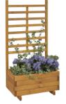  Gaspo Gmunden ültetőláda futtatóráccsal 140 cm x 68 cm x 37 cm mézbarna