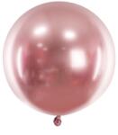 Party Jumbo léggömb Latex, Fényes, Rose Gold, 60 cm (OLBOM-G-019R)