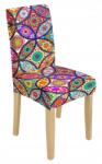 HomeDesign Székhuzat, Kárpitos bútor, Mandala minta, Elasztán, Többszínű, Vastag anyag, Elasztikus, Könnyen tisztítható (21CW)