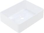 Ruvetti Celina mosdótál 48.5x37.5 cm négyszögletes mosdótálak fehér fényes DOL_CE4837 (DOLCE4837)