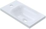 Ruvetti Misti mosdótál 40x22 cm négyszögletes beépíthető fehér fényes DOL_MI4022 (DOLMI4022)