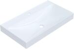 Ruvetti Erna mosdótál 80x45 cm négyszögletes süllyesztett-mosdótálak fehér DOL_ER80 (DOLER80)