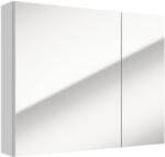 Defra Salsa szekrény 75x15x60 cm tükörrel fehér 242-E-07501 (242E07501)