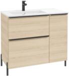 Defra Nino szekrény 90x45x70 cm mosdó alatt álló tölgy 304-D-09001 (304D09001)