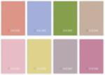 Cool School Spirálfüzet kockás One Colour Pastel A/5 70 lapos vegyes színek - vectraline