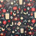 Cardex Holly Christmas csomagolópapír 200x70cm (K17000001B/hc) - innotechshop