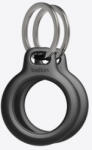 Apple Belkin Secure Holder w Keyring - Airtag - 2 Pack - Black (MSC002btBK)