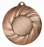  MDX106-B-szett 10db-os Acél medál Általános betét 25mm, barna szín, átm