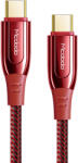 Mcdodo Cablu Super Charge Type-C la Type-C Red (2m, 100W) (CA-8124) - pcone