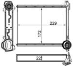 MAHLE Výmenník tepla vnútorného kúrenia MAHLE AH 264 000S (AH 264 000S)