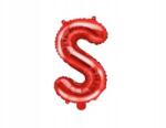 Party Deco Fólia lufi "s" betű, 35cm, piros