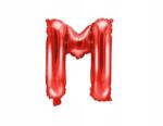 Party Deco Fólia lufi "M" betű, 35 cm, piros